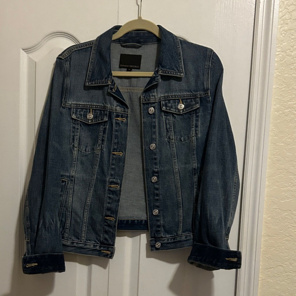 Banana Republic Dark Wash Denim Jacket